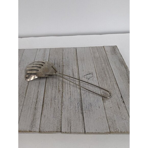 Metal Skimmer Drainer #3 Strainer Blender 10 1/2" Hong Kong - Picture 4 of 7